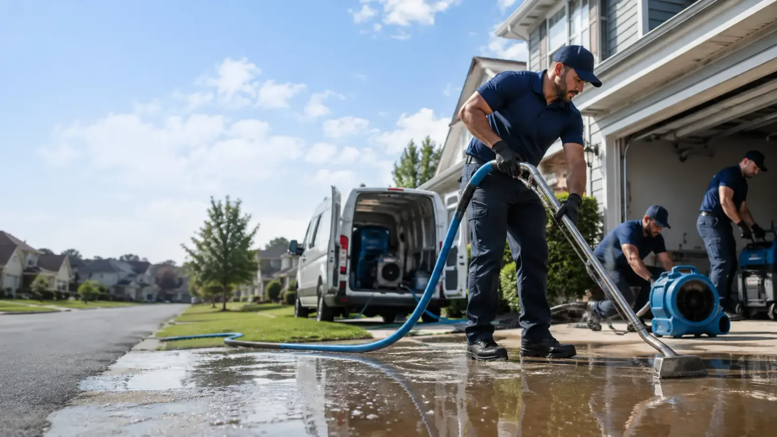 Flood Damage Restoration in Jerusalem, AR